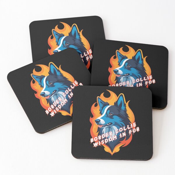 Item preview, Border Collie Wisdom in Fur designed and sold by BrushCraft.