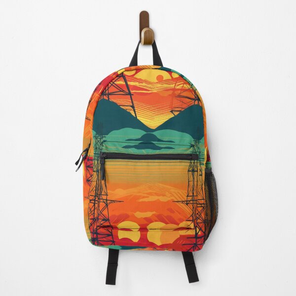 Item preview, Retro sunet pylons designed and sold by pinkal.