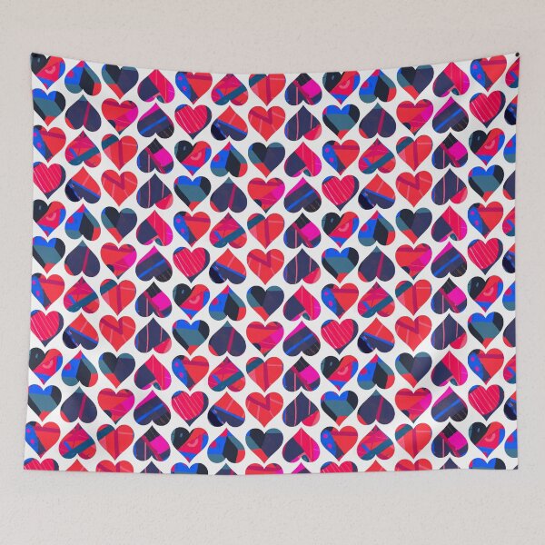 Item preview, Paper collage hearts designed and sold by HappiLu.