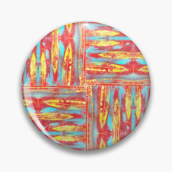 Item preview, Aztec Leaf Monoprint Pattern designed and sold by vallisrowe.