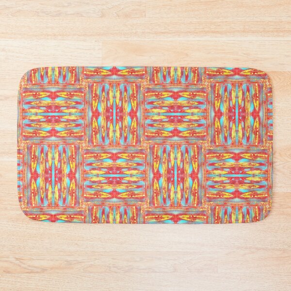 Item preview, Aztec Leaf Monoprint Pattern designed and sold by vallisrowe.