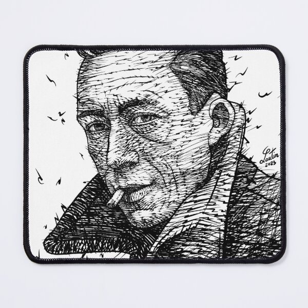 Item preview, ALBERT CAMUS ink portrait .1 designed and sold by lautir.