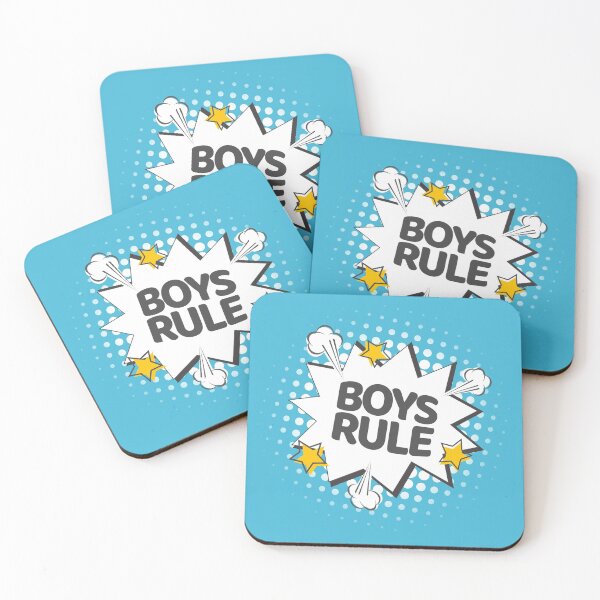 Item preview, Boys rule. Pop-art nursery designed and sold by Latte Design.