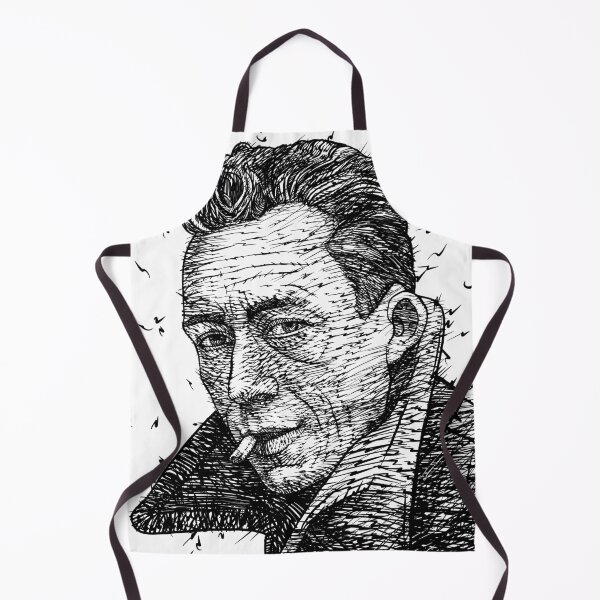 Item preview, ALBERT CAMUS ink portrait .1 designed and sold by lautir.
