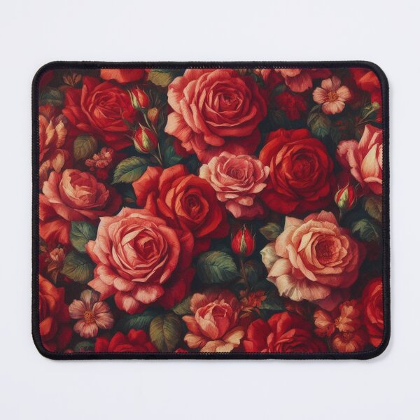 Item preview, Red roses field designed and sold by Drawyaji.