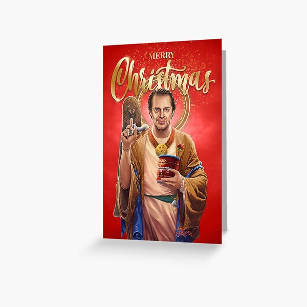 Christmas Card Saint Steve of Buscemi Steve Buscemi Seasons