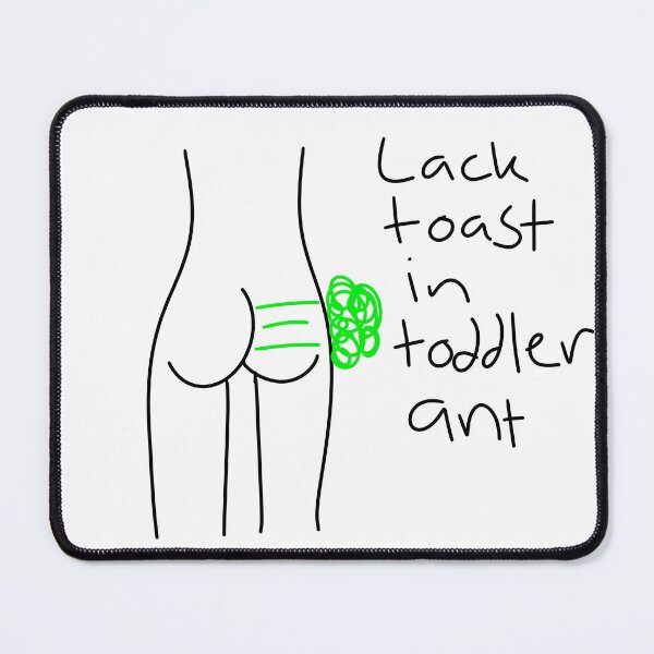 Item preview, Lack toast in toddler ant designed and sold by TicaCreations.
