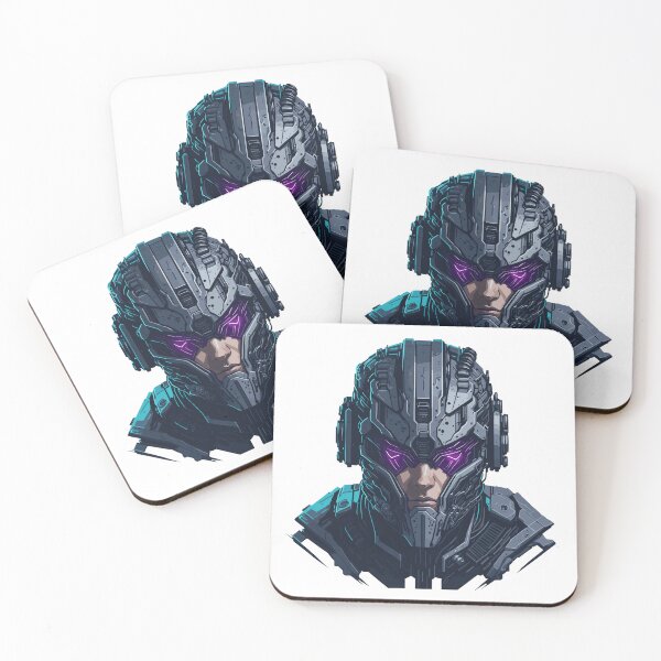 Item preview, Futuristic Cyborg head designed and sold by MamikonarsRB.