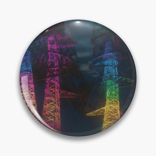 Item preview, Neon Fluorescent Rainbow Pylons designed and sold by pinkal.