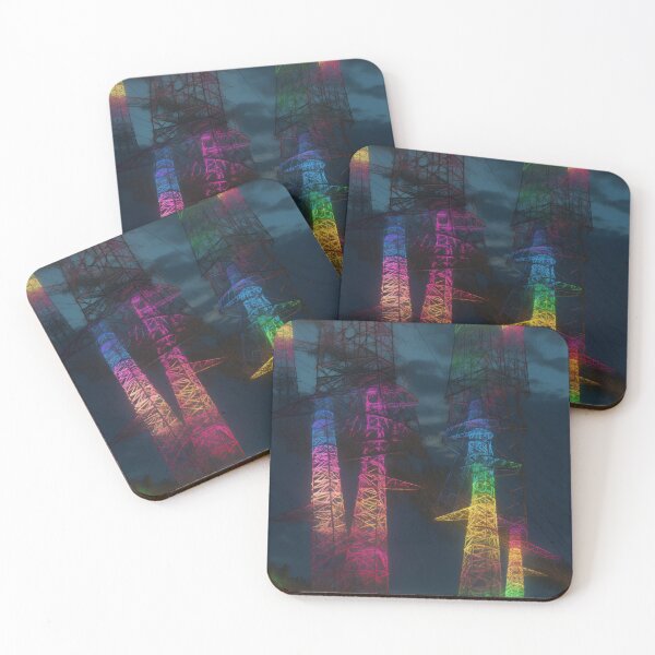 Item preview, Neon Fluorescent Rainbow Pylons designed and sold by pinkal.