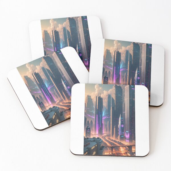 Item preview, The futuristic city designed and sold by TokenizeWorld.