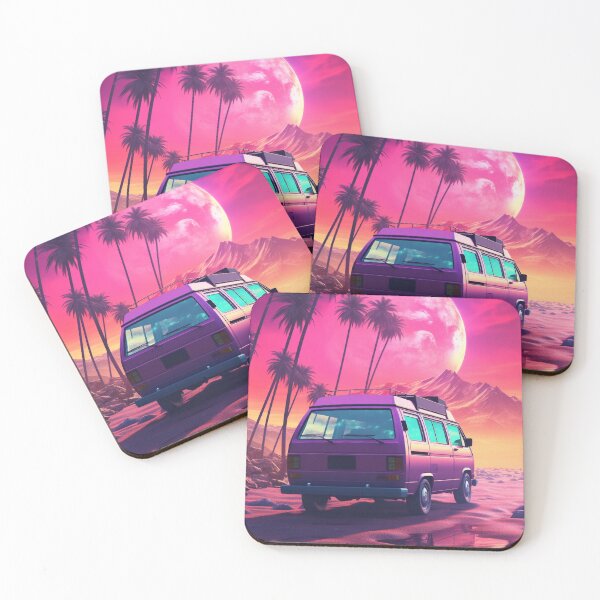 Item preview, Minivan Neon Retro 012 designed and sold by ColorCrafters.