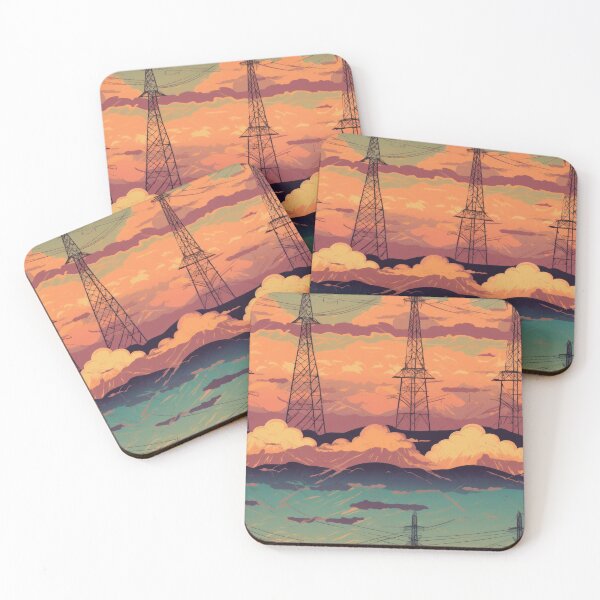 Item preview, Vintage Pastel Pylons designed and sold by pinkal.