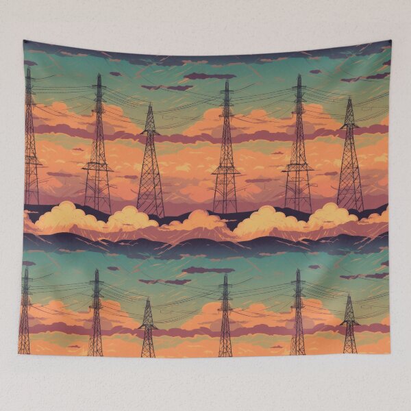 Item preview, Vintage Pastel Pylons designed and sold by pinkal.