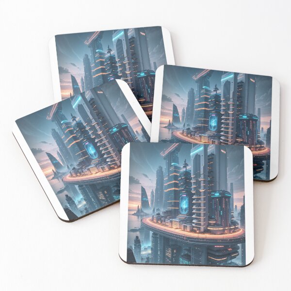 Item preview, Futuristic city designed and sold by TokenizeWorld.