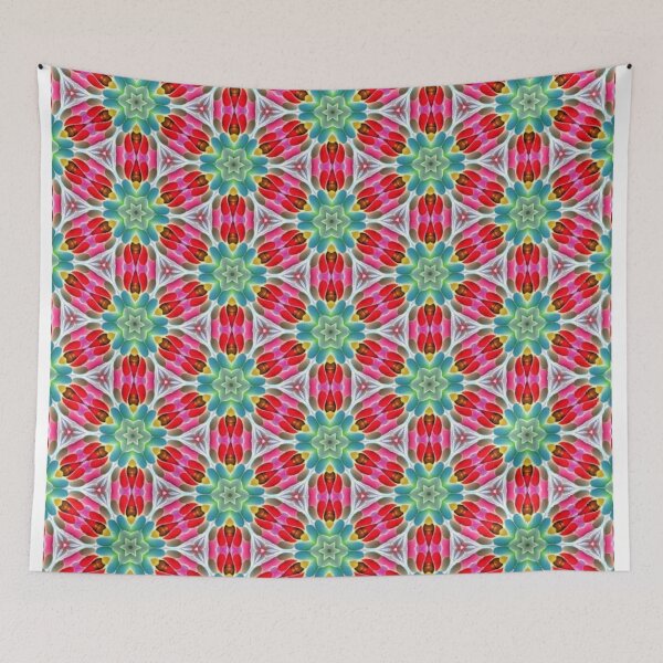 Item preview, pink anthers on green flowers designed and sold by ritusdesigns.