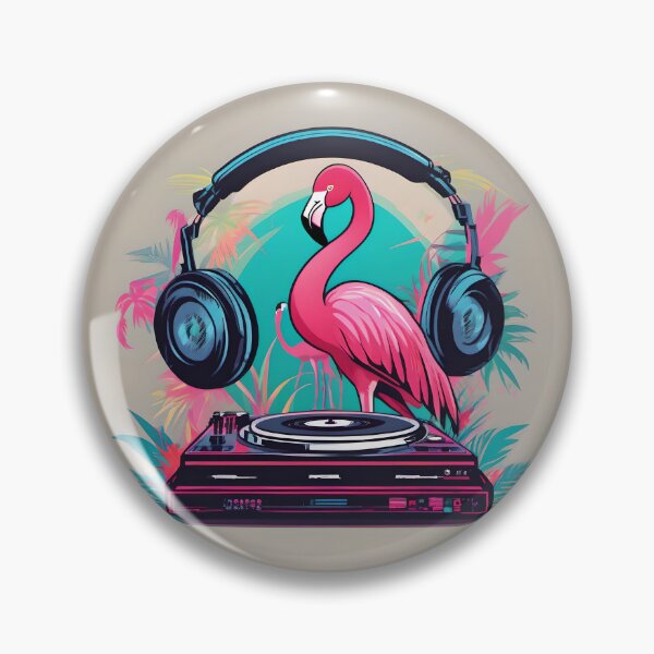 Aperçu de l'œuvre DJ Flamant créée et vendue par AbsoluteA.
