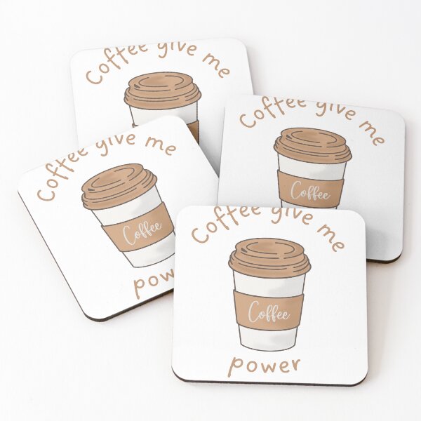 Item preview, Coffee give me power  designed and sold by cute-corner0.