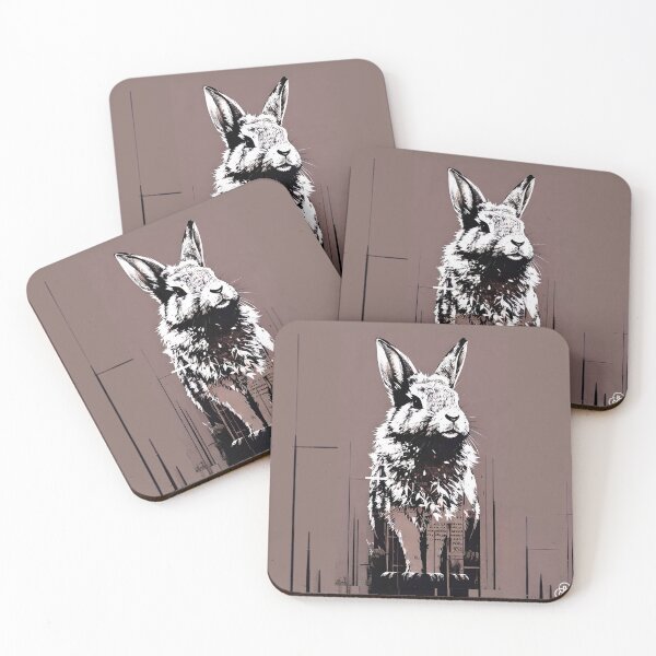 Item preview, Hare, rabbit, bunny 020 designed and sold by RGBprints.