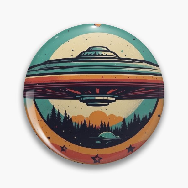 Item preview, OVNI Pegatina designed and sold by KeyDesignx.