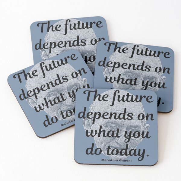 Item preview, Gandhi Quote, The Future designed and sold by Brad Chambers.