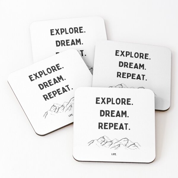 Item preview, "Explore, Dream, Repeat"  designed and sold by rare-colors.