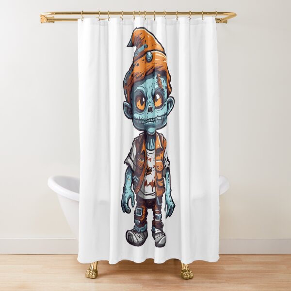 Item preview, Little zombie in Halloween attire designed and sold by MamikonarsRB.