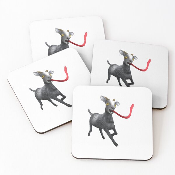 Item preview, Goat Simulator Long Tongue Goat designed and sold by Look-I-Made-It.