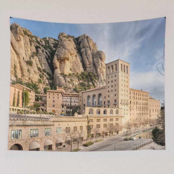 Item preview, Montserrat Abbey Against Catalonia's Jagged Peaks, Spain designed and sold by Marc Garrido Clotet.