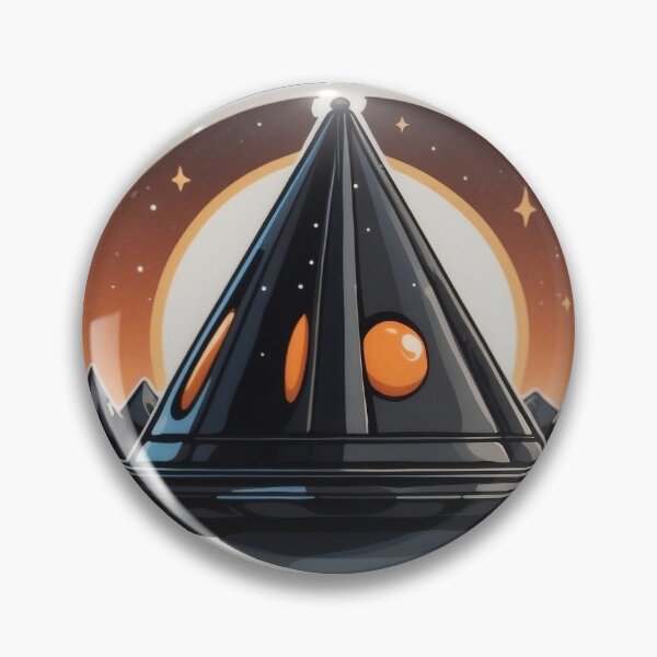 Item preview, Triangle Shaped UFO Sticker designed and sold by KeyDesignx.