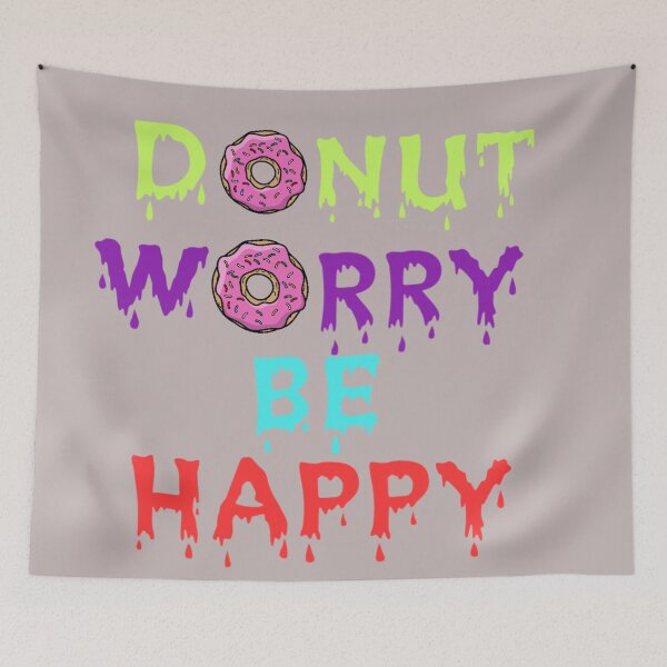 Item preview, Donut worry be happy designed and sold by zorkaa1.