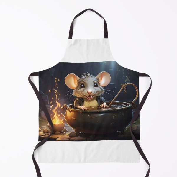 Item preview, Slag mouse, boiling broth in cauldron, underground, cellar, art designed and sold by Damian Sobczyk.