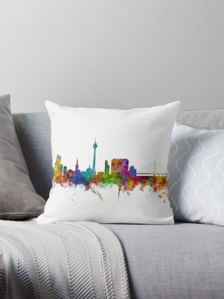 Item preview, Düsseldorf Germany Skyline designed and sold by ArtPrints.