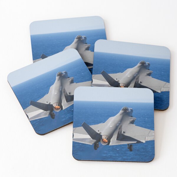 Item preview, STK109087M-An F-35C Lightning II taking off from USS Nimitz. designed and sold by StocktrekImages.
