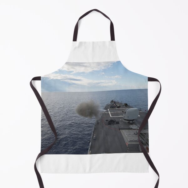 Item preview, STK109077M-USS Ross (DDG 71) fires its MK45 5-inch lightweight gun. designed and sold by StocktrekImages.