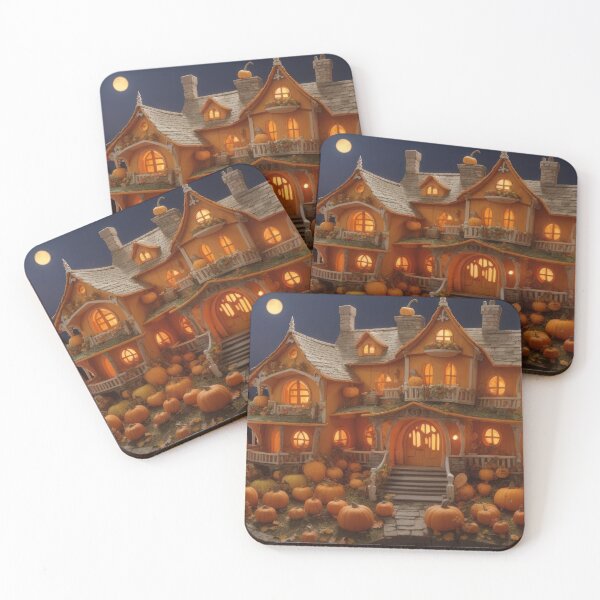 Item preview, Picture of vintage, retro, haunted house, halloween, wallpaper designed and sold by Damian Sobczyk.
