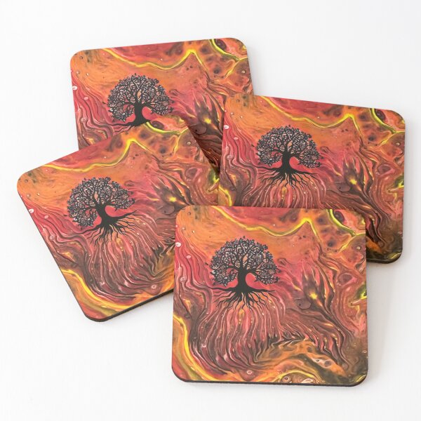 Item preview, Tree of life on fire designed and sold by Hmelliger.