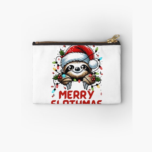 Item preview, Merry Slothmas - Cute Lazy Christmas Sloth designed and sold by WenegeeDesigns.
