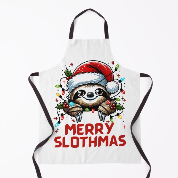 Item preview, Merry Slothmas - Cute Lazy Christmas Sloth designed and sold by WenegeeDesigns.