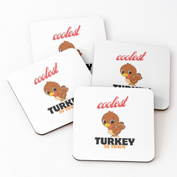 Item preview, coolest turkey in town designed and sold by MerchSpot.