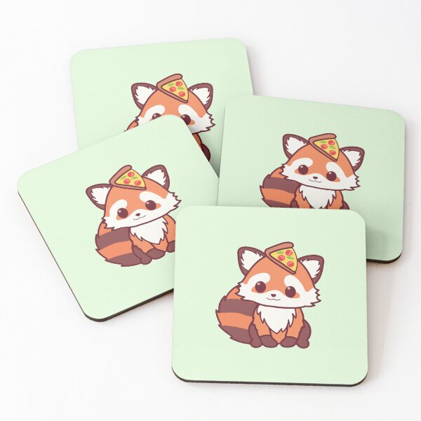Item preview, Kawaii Pizza Red Panda designed and sold by SunMoonMilk.