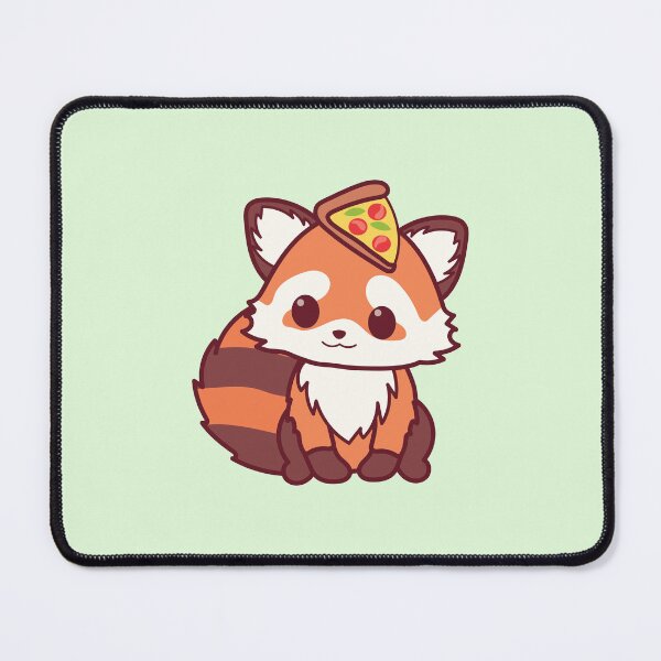 Item preview, Kawaii Pizza Red Panda designed and sold by SunMoonMilk.