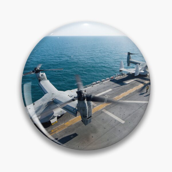 Item preview, STK109069M-MV-22B Ospreys refuel on the flight deck of USS Iwo Jima. designed and sold by StocktrekImages.