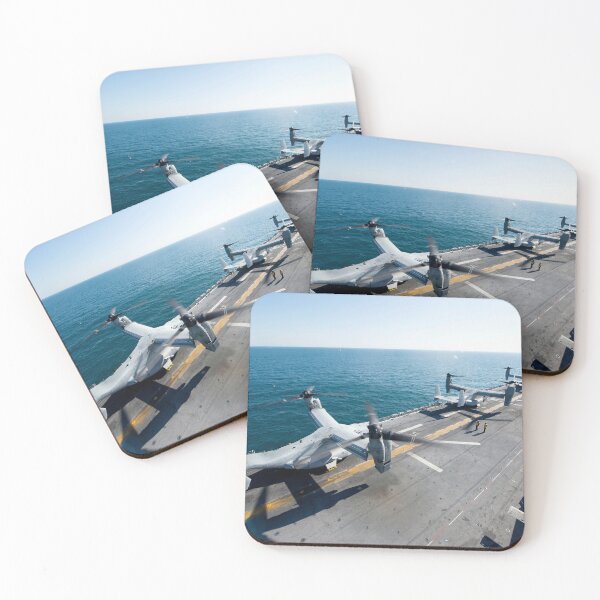 Item preview, STK109069M-MV-22B Ospreys refuel on the flight deck of USS Iwo Jima. designed and sold by StocktrekImages.