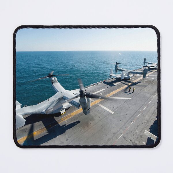 Item preview, STK109069M-MV-22B Ospreys refuel on the flight deck of USS Iwo Jima. designed and sold by StocktrekImages.