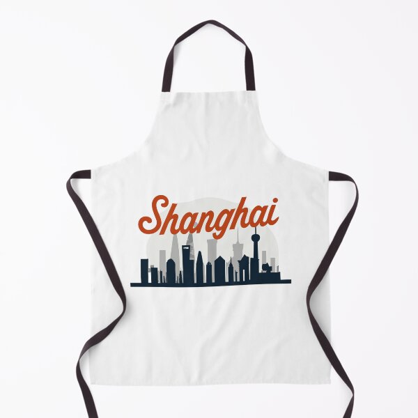 Item preview, Shanghai Skyline Silhouette - Retro Vintage Travel Sticker designed and sold by stickercuffs.