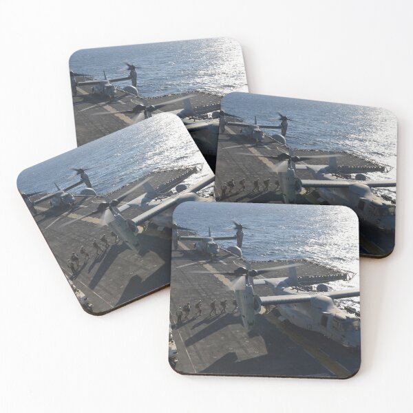 Item preview, STK109067M-Marines load onto a MV-22 Osprey aboard USS Bataan. designed and sold by StocktrekImages.