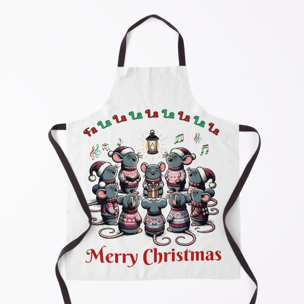 Item preview, Fa La La La La La La - Christmas Mice Carollers designed and sold by WenegeeDesigns.