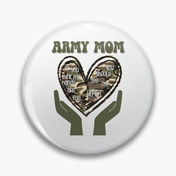 Artikelvorschau, Das Herz einer Army-Mutter entworfen und verkauft von PinkyPalette123.