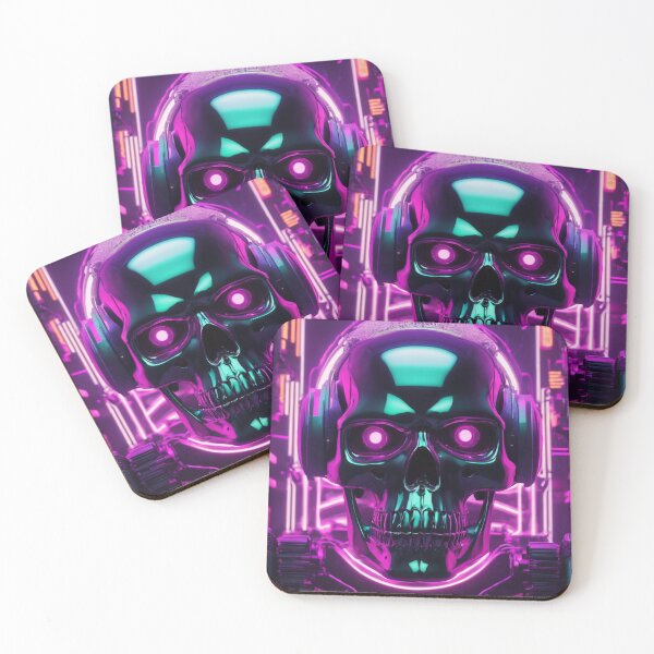 Item preview, Cyberpunk Styling Skeleton Skull designed and sold by SepiBear.